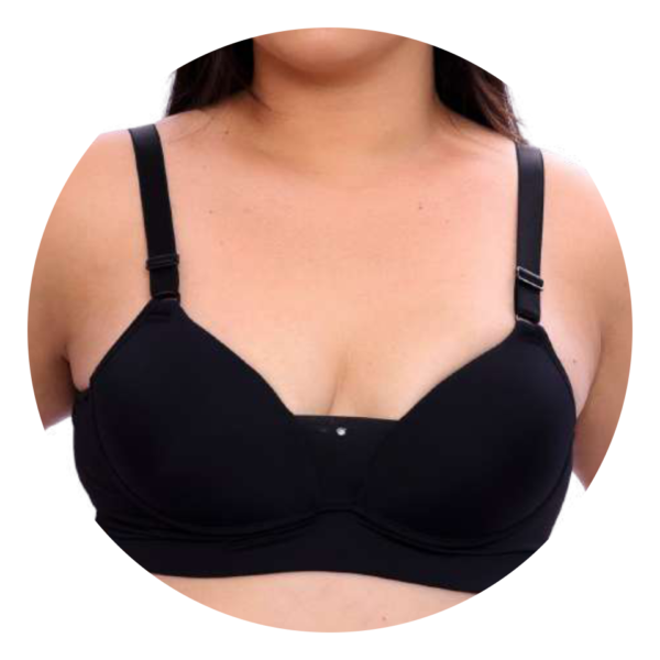 Sutiã Reforçado Plus Size em Microfibra com Bojo. REF - D100 - Image 3