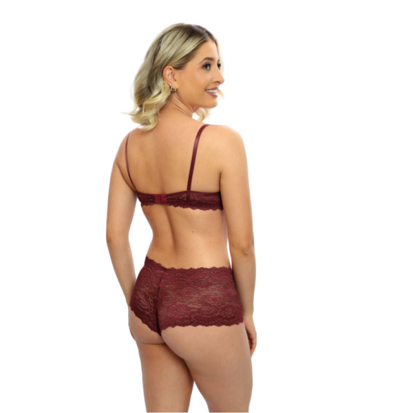 Conjunto Lingerie em Microfibra com Renda. REF - D86 - Image 2